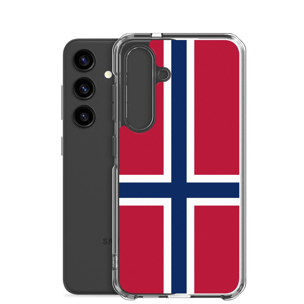 Coque Téléphone Drapeau de la Norvège - Pixelforma