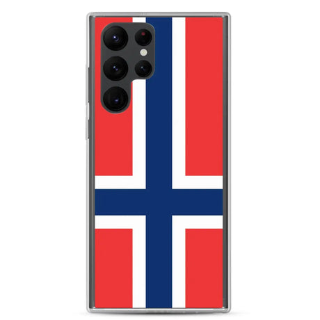 Coque téléphone drapeau de la norvège - pixelforma