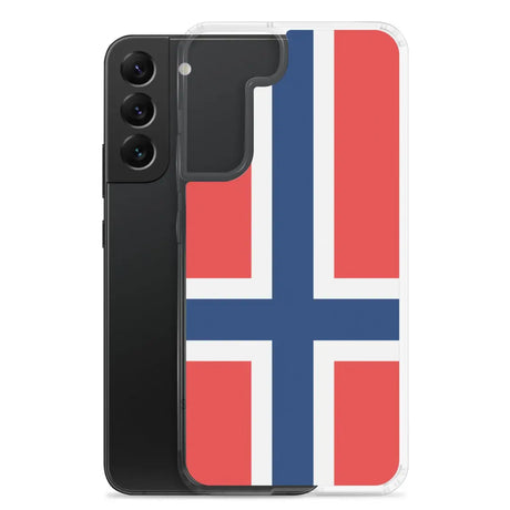 Coque téléphone drapeau de la norvège - pixelforma