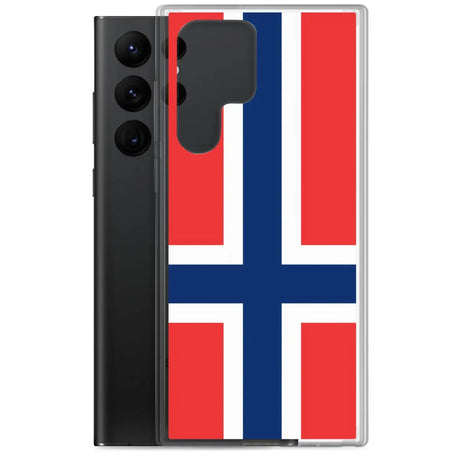 Coque téléphone drapeau de la norvège - pixelforma
