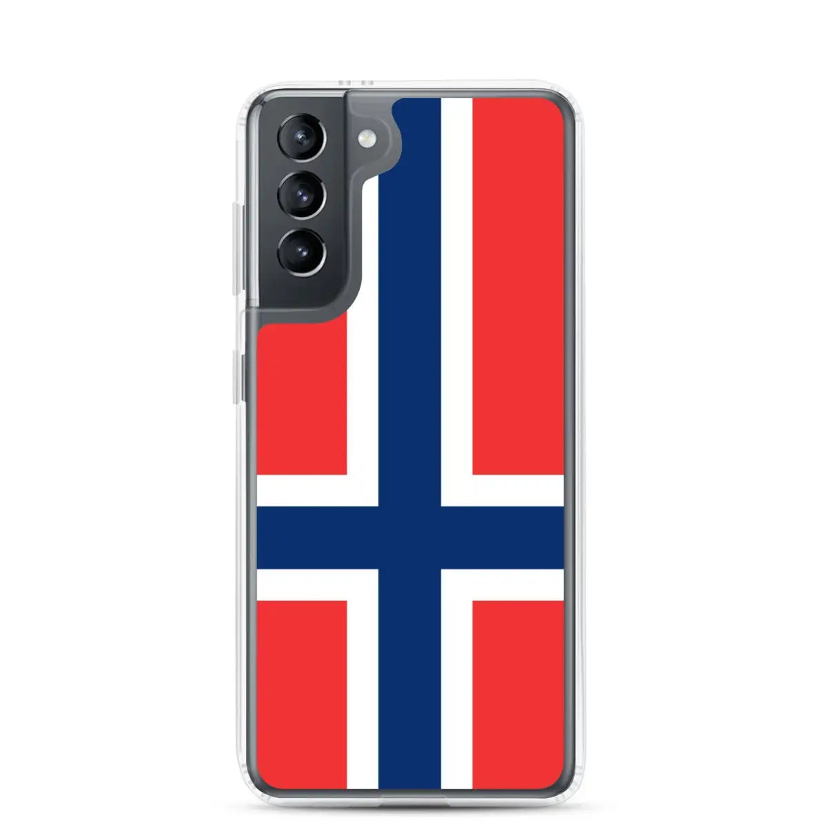Coque téléphone drapeau de la norvège - pixelforma