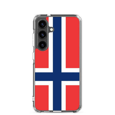 Coque téléphone drapeau de la norvège - pixelforma