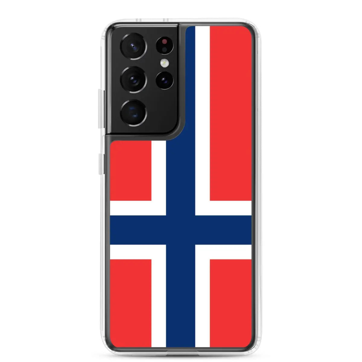Coque téléphone drapeau de la norvège - pixelforma