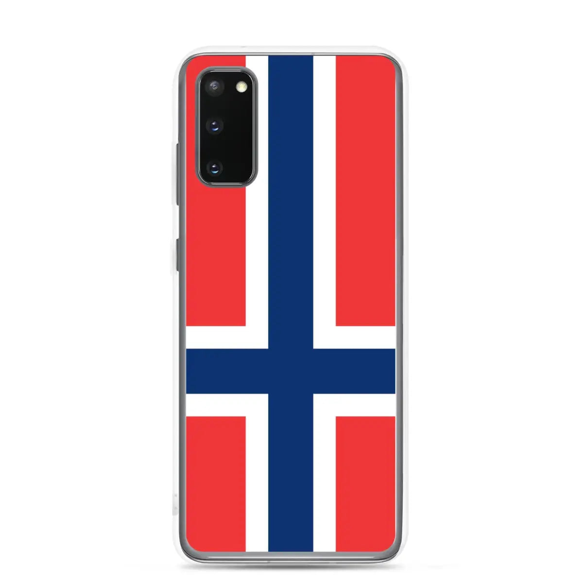 Coque téléphone drapeau de la norvège - pixelforma