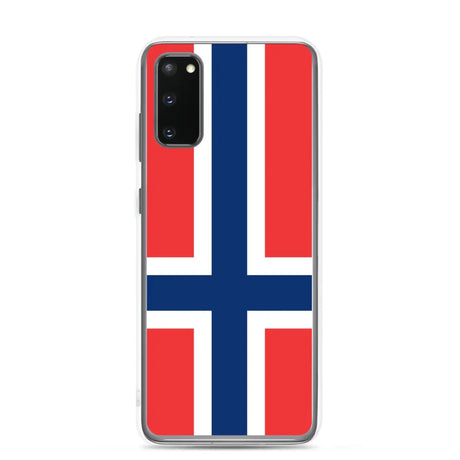 Coque téléphone drapeau de la norvège - pixelforma