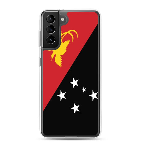 Coque téléphone drapeau de la papouasie-nouvelle-guinée - pixelforma