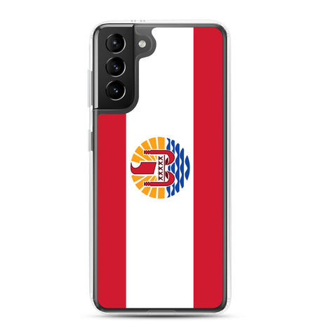 Coque Téléphone Drapeau de la Polynésie française - Pixelforma