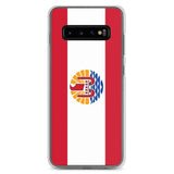 Coque téléphone drapeau de la polynésie française - pixelforma
