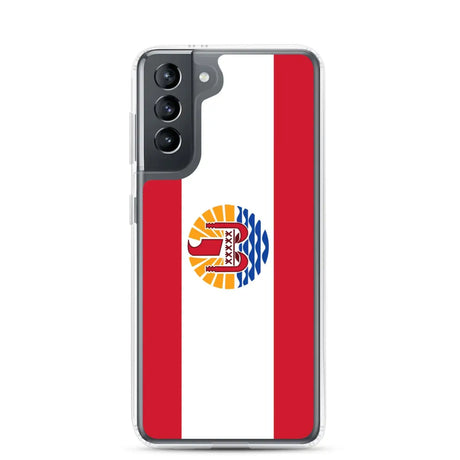 Coque téléphone drapeau de la polynésie française - pixelforma