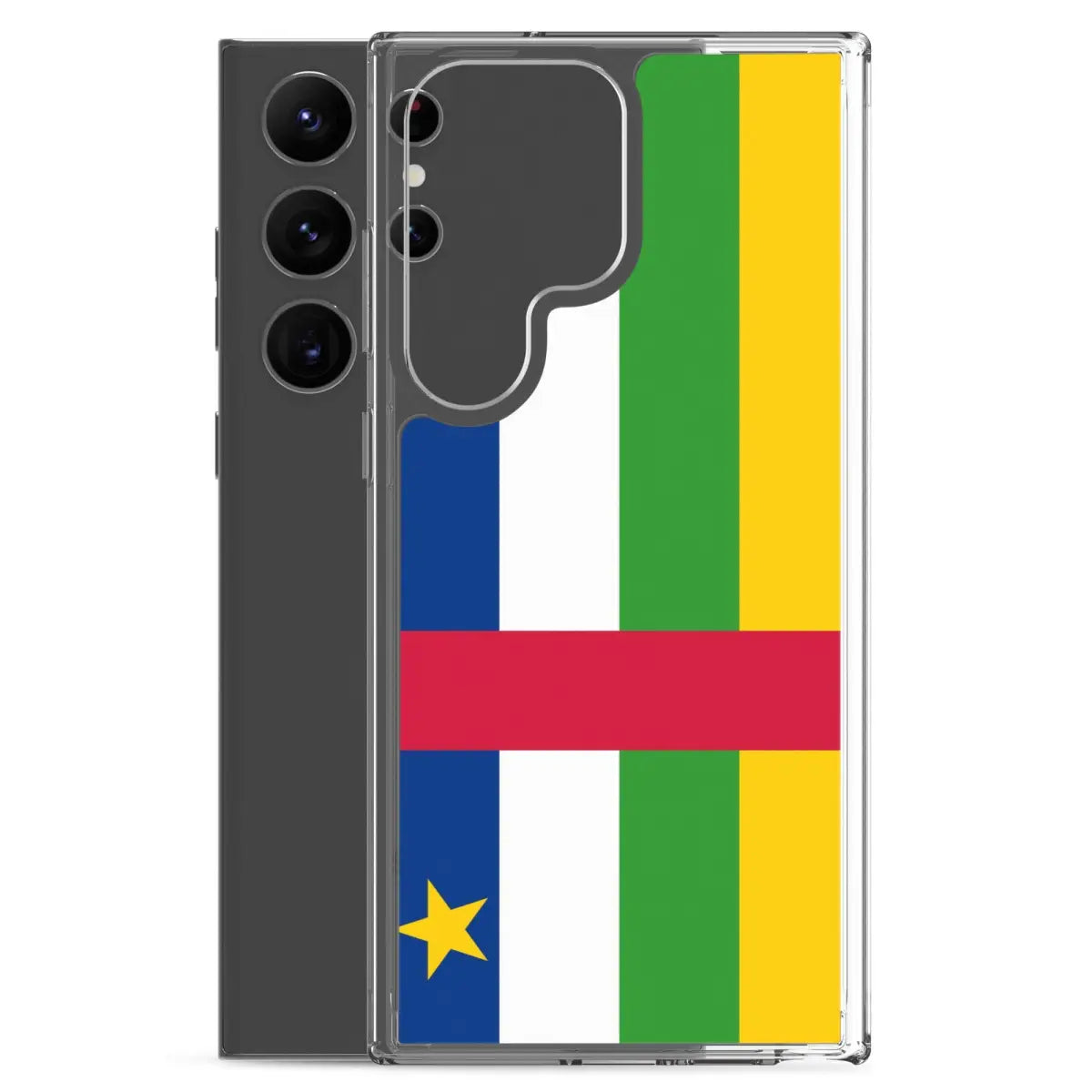 Coque téléphone drapeau de la république centrafricaine - pixelforma