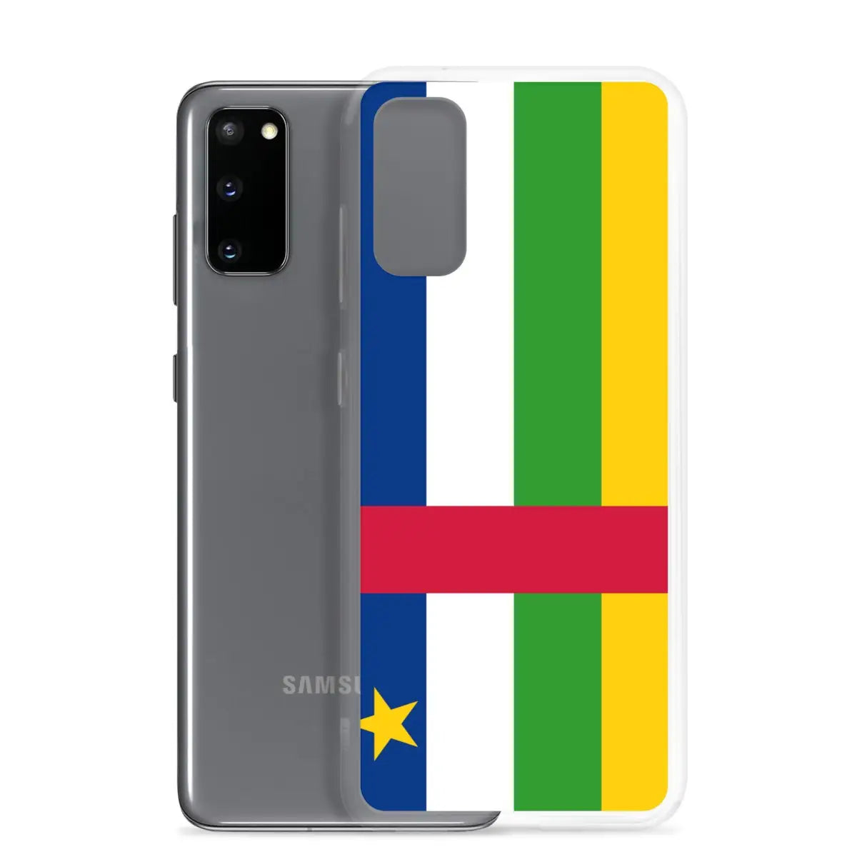 Coque téléphone drapeau de la république centrafricaine - pixelforma
