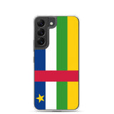 Coque téléphone drapeau de la république centrafricaine - pixelforma