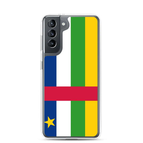 Coque téléphone drapeau de la république centrafricaine - pixelforma