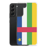 Coque téléphone drapeau de la république centrafricaine - pixelforma