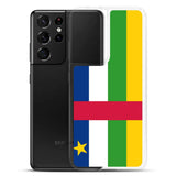Coque téléphone drapeau de la république centrafricaine - pixelforma