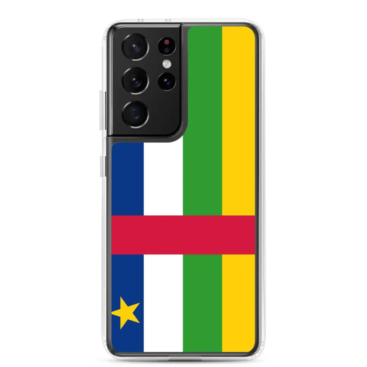 Coque téléphone drapeau de la république centrafricaine - pixelforma