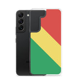 Coque téléphone drapeau de la république du congo - pixelforma