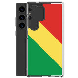 Coque téléphone drapeau de la république du congo - pixelforma