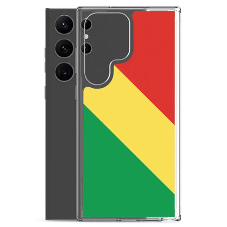 Coque téléphone drapeau de la république du congo - pixelforma