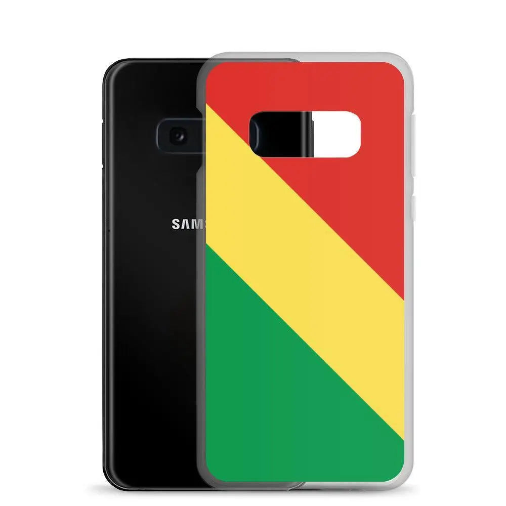 Coque téléphone drapeau de la république du congo - pixelforma