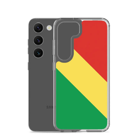 Coque téléphone drapeau de la république du congo - pixelforma