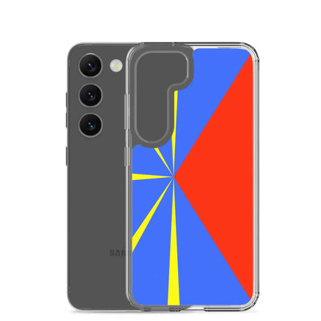 Coque téléphone drapeau de la réunion - pixelforma