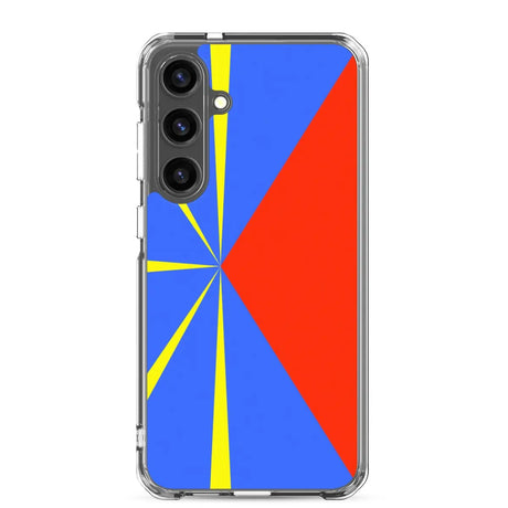 Coque téléphone drapeau de la réunion - pixelforma