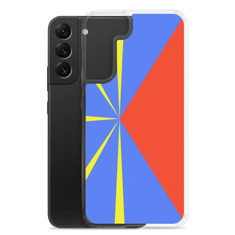 Coque téléphone drapeau de la réunion - pixelforma