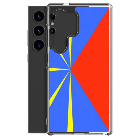 Coque téléphone drapeau de la réunion - pixelforma