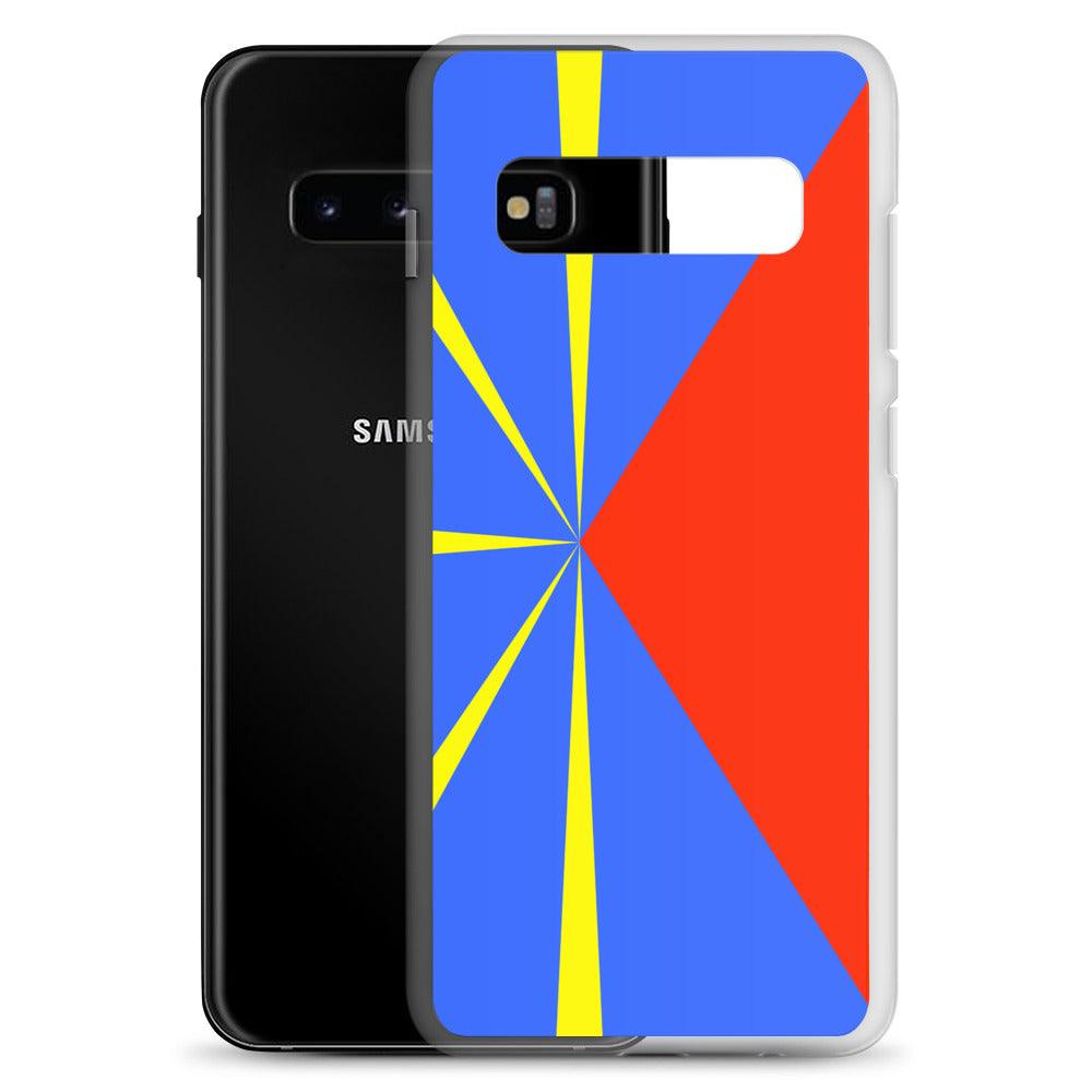 Coque Téléphone Drapeau de La Réunion - Pixelforma