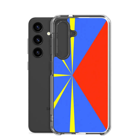 Coque téléphone drapeau de la réunion - pixelforma