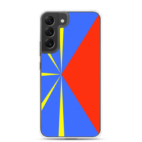 Coque téléphone drapeau de la réunion - pixelforma