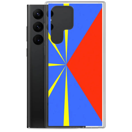 Coque téléphone drapeau de la réunion - pixelforma
