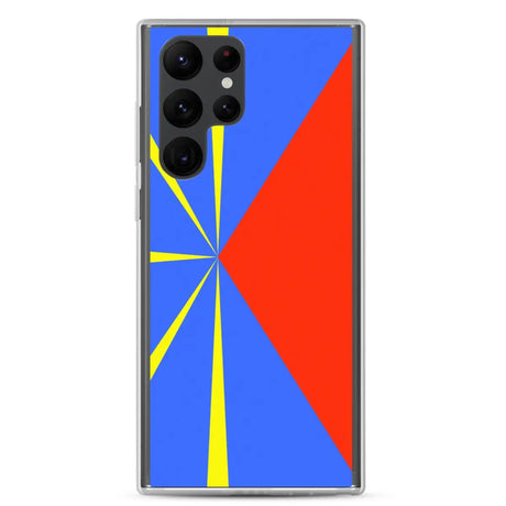 Coque téléphone drapeau de la réunion - pixelforma