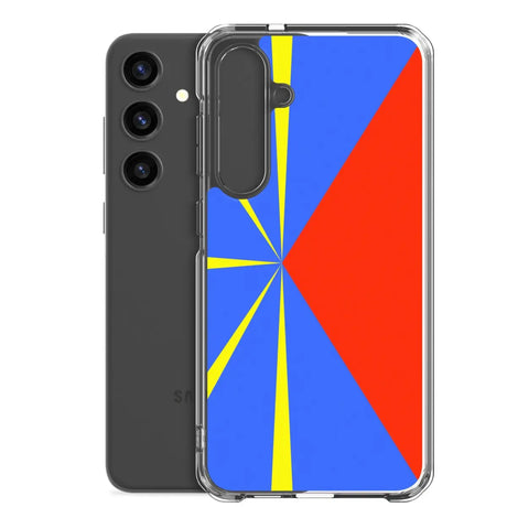 Coque téléphone drapeau de la réunion - pixelforma
