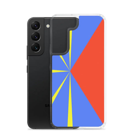 Coque téléphone drapeau de la réunion - pixelforma