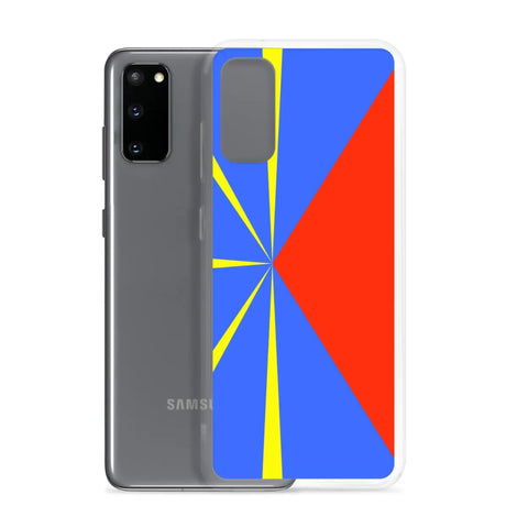 Coque téléphone drapeau de la réunion - pixelforma