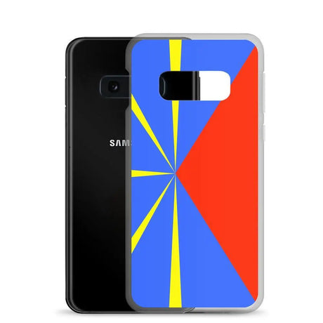 Coque téléphone drapeau de la réunion - pixelforma