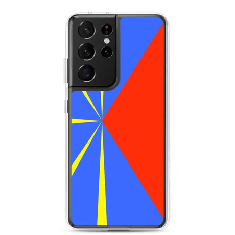Coque téléphone drapeau de la réunion - pixelforma