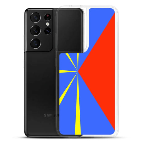 Coque téléphone drapeau de la réunion - pixelforma