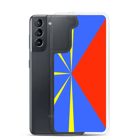 Coque téléphone drapeau de la réunion - pixelforma