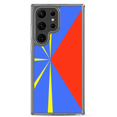 Coque téléphone drapeau de la réunion - pixelforma