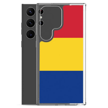 Coque téléphone drapeau de la roumanie - pixelforma