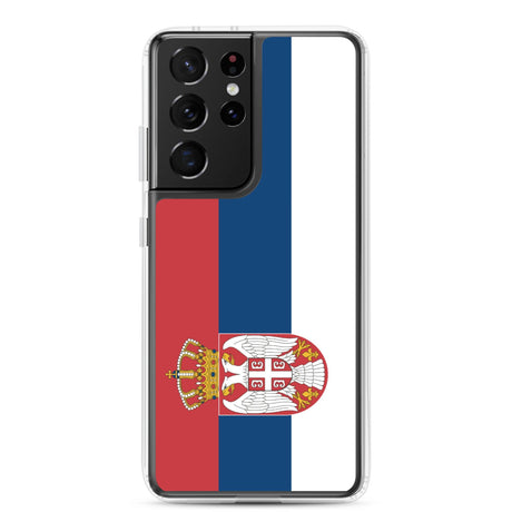 Coque Téléphone Drapeau de la Serbie - Pixelforma