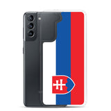 Coque Téléphone Drapeau de la Slovaquie - Pixelforma