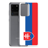 Coque Téléphone Drapeau de la Slovaquie - Pixelforma