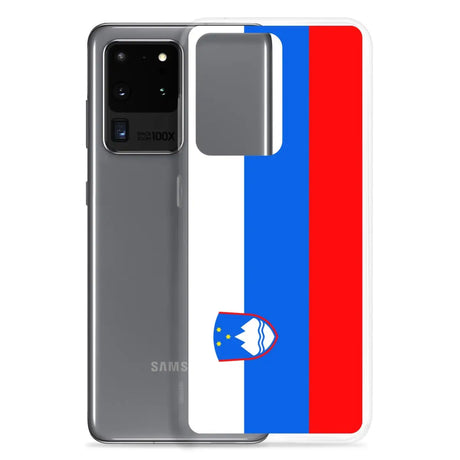 Coque téléphone drapeau de la slovénie - pixelforma