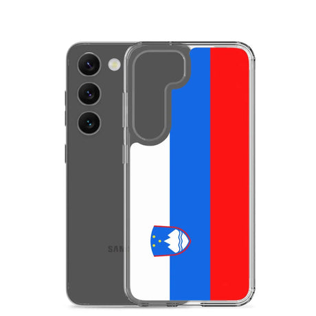 Coque téléphone drapeau de la slovénie - pixelforma