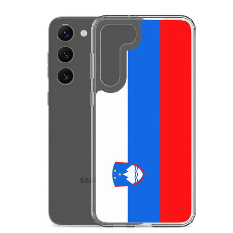 Coque téléphone drapeau de la slovénie - pixelforma