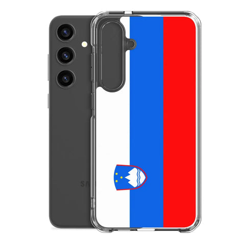 Coque téléphone drapeau de la slovénie - pixelforma